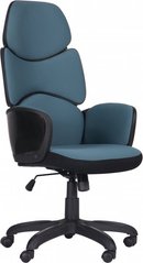 Офісне крісло для персоналу AMF Starship Black сталевий синій (545582)