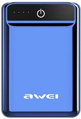 Универсальная мобильная батарея Awei P54K 10000mAh Power Bank Blue