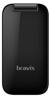 Мобільний телефон Bravis C243 Flip DS Black