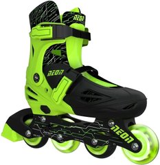Роликовые коньки Neon Inline Skates зеленый размер 30-33