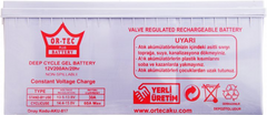 Акумуляторна батарея OR-TEC 12V / 200Ah GEL BATTERY (6848972)