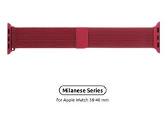 Ремешок Armorstandart Milanese Loop Band для Apple Watch All Series 38/40 mm Wine Red (ARM55256)