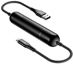 Универсальная мобильная батарея + кабель (2в1) Baseus Energy Two-in-one Power Bank Cable Black (CALXU-01)