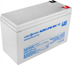 Акумуляторна батарея LogicPower AGM LPM-MG 12 V — 7 Ah (LP6552)