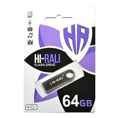 Флешка Hi-Rali USB 64GB Shuttle Series Black (HI-64GBSHBK)