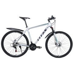 Велосипед Titan Drag 27,5" 17,5" серый-бирюза (27TWA21-003602)