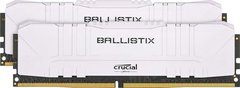 Оперативна пам'ять Crucial 16 GB (2x8GB) DDR4 3200 MHz Ballistix White (BL2K8G32C16U4W)