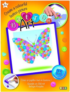 Набор для творчества Sequin Art BUTTON Butterfly SA1528