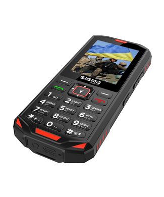 Мобильный телефон Sigma mobile X-treme PA68 Black-Red