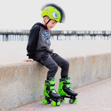 Роликові ковзани Neon Inline Skates зелений розмір 30-33