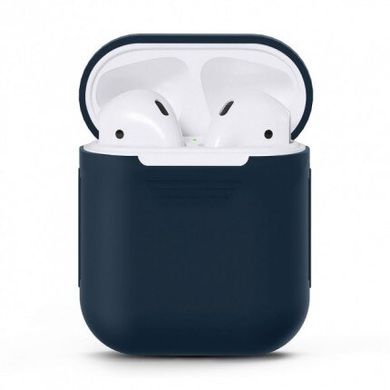 Чохол MakeFuture для навушників Apple AirPods 1/2 Silicone Blue