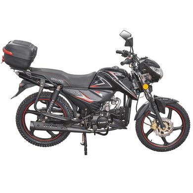 Мотоцикл Spark SP125C-2CD с кофром Черный