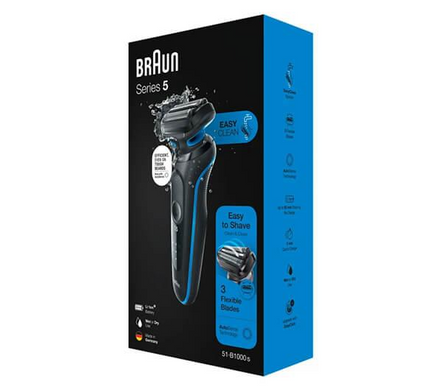 Електробритва Braun Series 5 51-B1000s black/blue