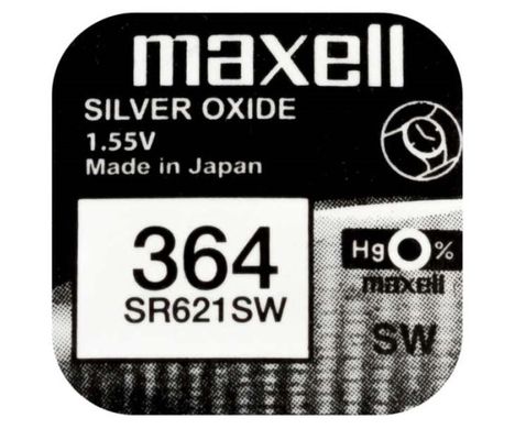 Батарейки MAXELL SR621SW 1PC EU MF