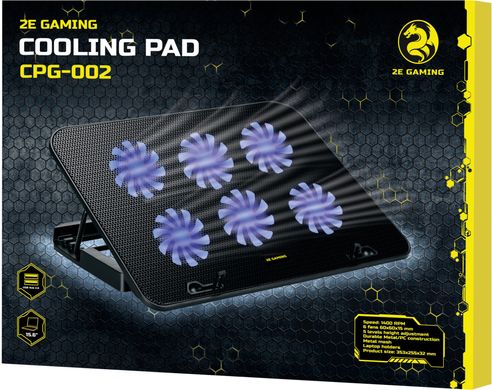 Підставка для ноутбука 2E Gaming 2E-CPG-002 Black (2E-CPG-002)