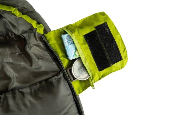 Спальный мешок Tramp Hiker Compact кокон оливковый/серый 185/80-55 правый (TRS-051C-R)
