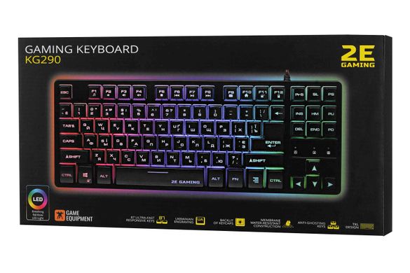 Клавіатура 2E Gaming KG290 Black (2E-KG290UB) 