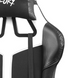 Комп'ютерне крісло для геймера Fury Gaming Chair Avenger XL 60 мм Black-White (NFF-1712)