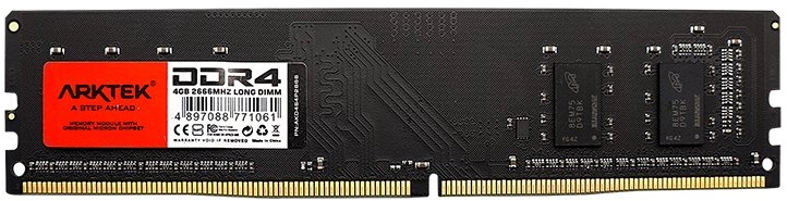 Оперативная память Arktek DRAM DDR4 4Gb 2666MHz (AKD4S4P2666)