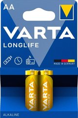 Батарейка VARTA LONGLIFE AA BLI 2 ALKALINE