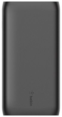 Універсальна мобільна батарея Belkin 20000mAh, 15W Dual USB-A, USB-C (BPB003BTBK)