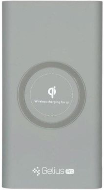 Універсальна мобільна батарея Gelius Pro Incredible (Wirelles) 10000mAh 2.1A Grey