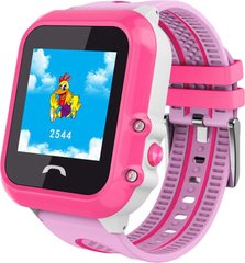 Дитячий смарт-годинник UWatch DF27 Kid waterproof smart watch Pink