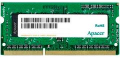 Оперативна пам'ять Apacer 4 GB SO-DIMM DDR3 1333 MHz (AS04GFA33C9QBGC)