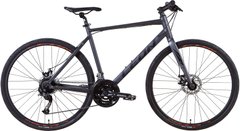 Велосипед 28" Leon HD-80 2021 сірий (OPS-LN-28-017)