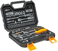 Набор инструментов Ingco Industrial 1/4" 45 предметов (HKTS14451)
