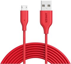 Кабель Anker Powerline Micro USB - 3.0m V3 (Red)