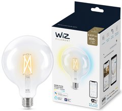 Умная лампа WiZ E27 7W(60W 806Lm) G95 2700-6500 філаментна Wi-Fi (929003018201)