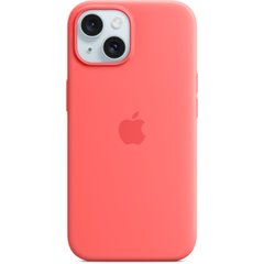 Чехол Apple для iPhone 15 Plus Silicone Case with MagSafe Guava (MT163)