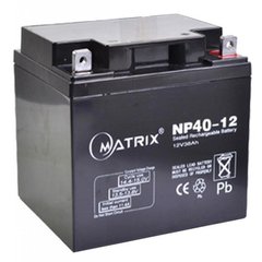 Акумуляторна батарея Matrix 12V 40Ah (NP40-12)