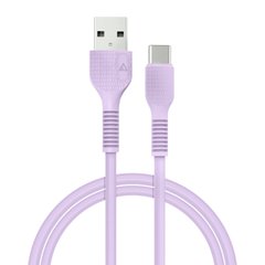 Кабель ACCLAB AL-CBCOLOR-T1PP USB to Type-C 1,2м (Violet)