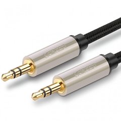 Удлинитель UGREEN AV125 3.5 mm to 3.5 mm Audio Cable Braided, 0.5 m Gray 10601