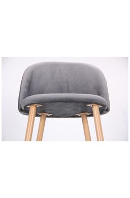 Барний стілець AMF Bellini бук/dark grey (545883)