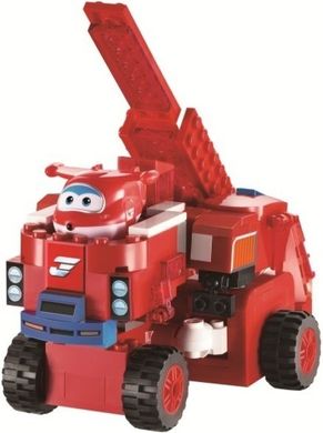 Конструктор-трансформер Super Wings Small Blocks 2-in-1 Buildable Transforming Vehicle Jett