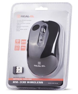 Миша REAL-EL RM-330 Black