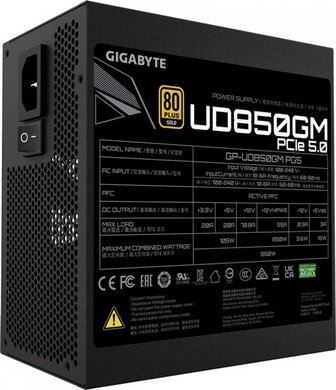 Блок живлення Gigabyte GP-UD850GM-PG5 (GP-UD850GM-PG5)