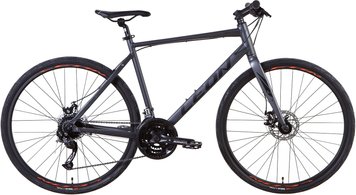 Велосипед 28" Leon HD-80 2021 серый (OPS-LN-28-017)