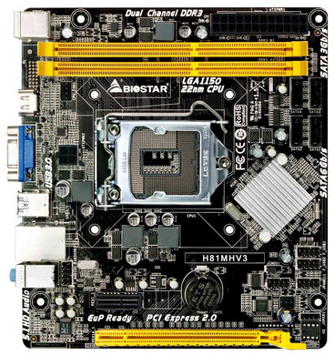 Материнська плата Biostar H81MHV3