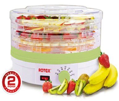 Сушка для фруктів і овочів Rotex RD310-W