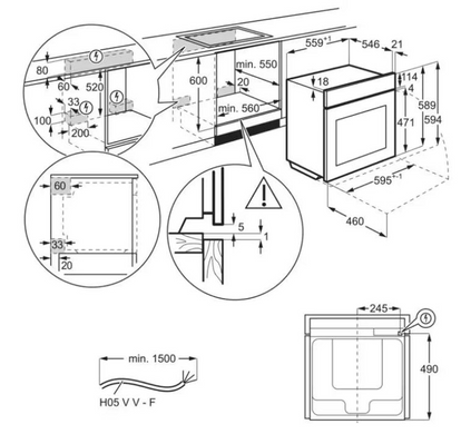 Духова шафа Electrolux EOE8P39WX