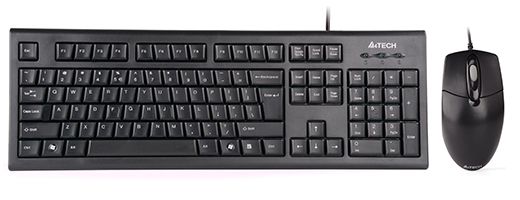 Комплект (клавиатура, мышь) A4 Tech KRS-8572