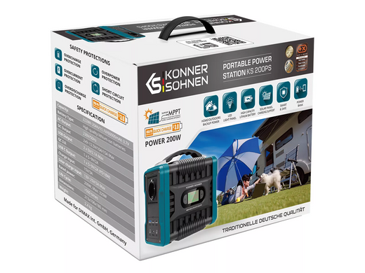 Зарядная станция Konner&Sohnen KS 200PS (222 Вт·час/200 Вт)