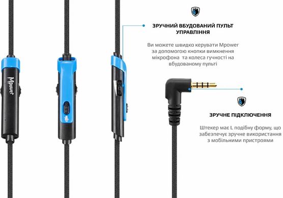 Навушники Sades SA-723 Mpower Blue/Black (sa723blj)