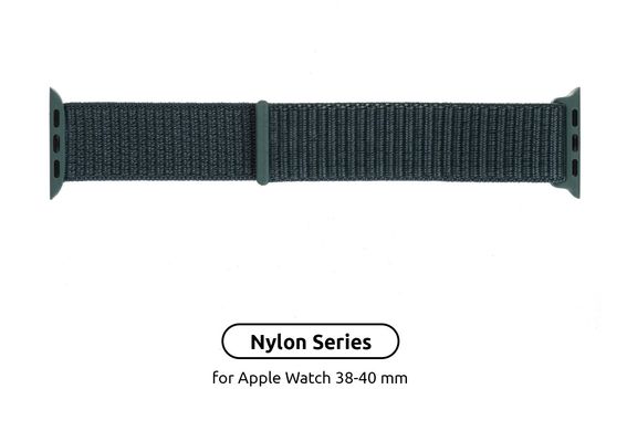 Ремінець ArmorStandart Apple Nylon Band for ArmorStandart Apple Watch 38mm/40mm Pine Green