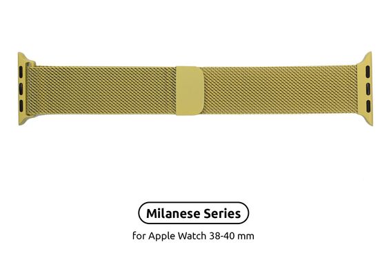 Ремінець Armorstandart Milanese Loop Band для Apple Watch All Series 38/40 mm Yellow (ARM55253)