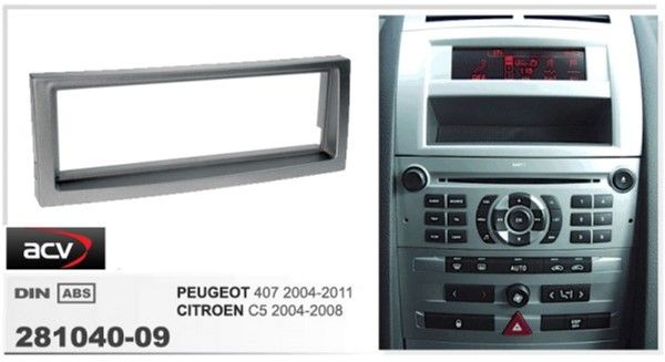 Перехідна рамка ACV 281040-09 Citroen C5 2005/Peugeot 407